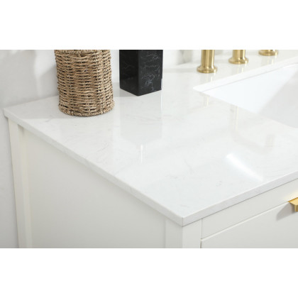 Elegant Bathroom Vanity - White (VF19248WH)