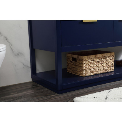 Elegant Bathroom Vanity - Blue (VF19260DBL)