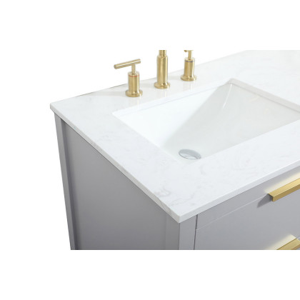Elegant Bathroom Vanity - Gray (VF19260DGR)