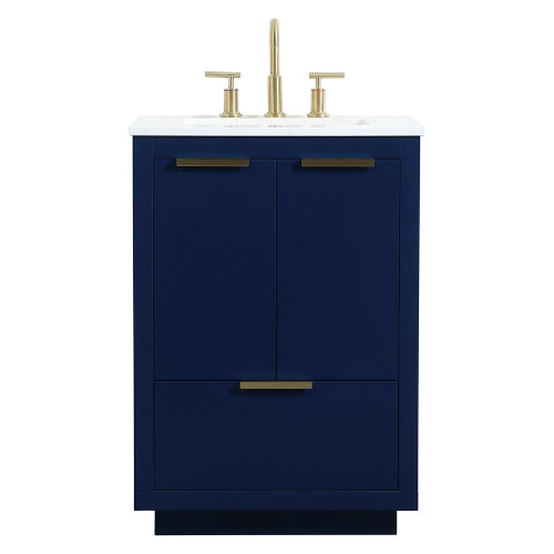 Elegant Bathroom Vanity - Blue (VF19424BL)