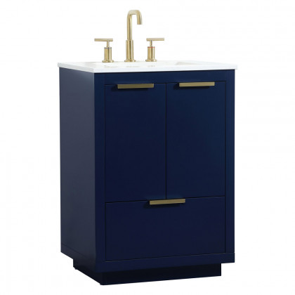 Elegant Bathroom Vanity - Blue (VF19424BL)