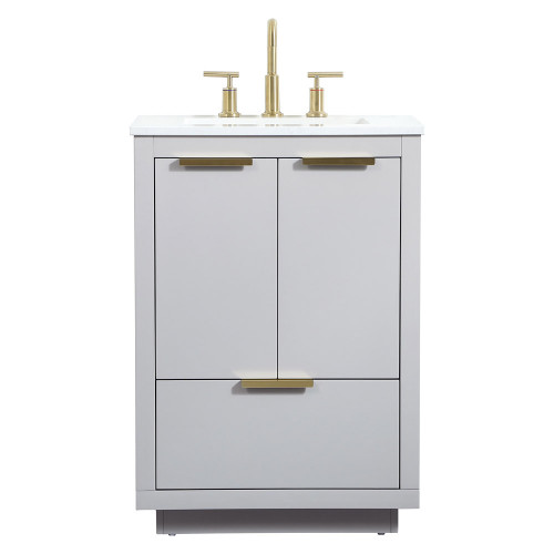 Elegant Bathroom Vanity - Gray (VF19424GR)