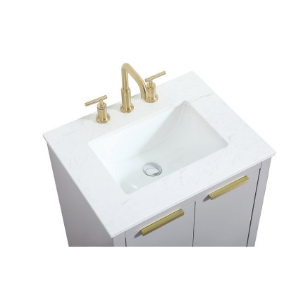 Elegant Bathroom Vanity - Gray (VF19424GR)