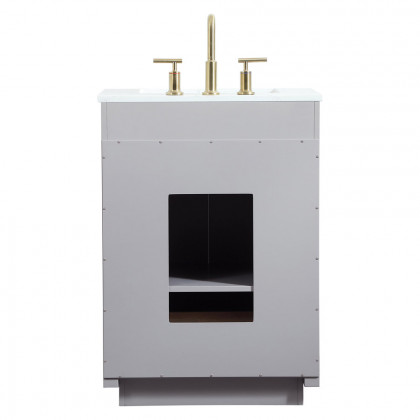 Elegant Bathroom Vanity - Gray (VF19424GR)