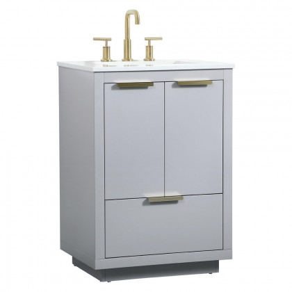 Elegant Bathroom Vanity - Gray (VF19424GR)