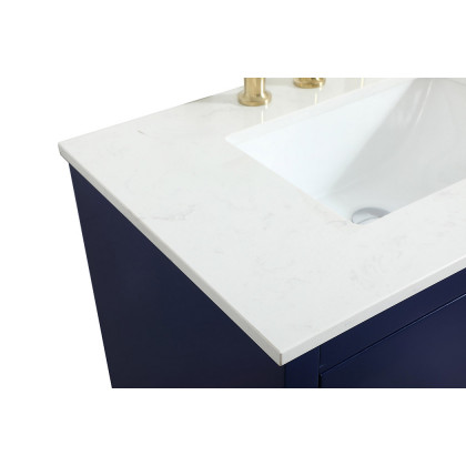 Elegant Bathroom Vanity - Blue (VF19430BL)