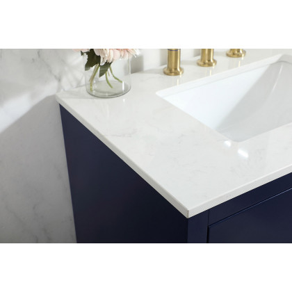 Elegant Bathroom Vanity - Blue (VF19430BL)