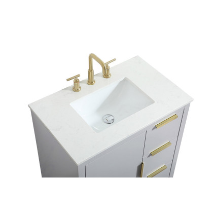 Elegant Bathroom Vanity - Gray (VF19430GR)