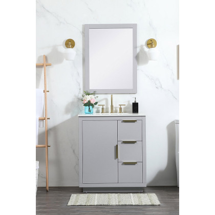 Elegant Bathroom Vanity - Gray (VF19430GR)