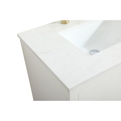 Elegant Bathroom Vanity - White (VF19430WH)
