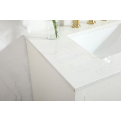 Elegant Bathroom Vanity - White (VF19430WH)