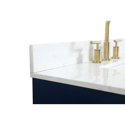 Elegant Bathroom Vanity - Blue (VF19436BL-BS)