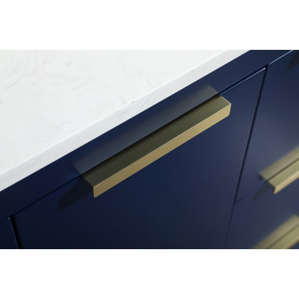 Elegant Bathroom Vanity - Blue (VF19436BL-BS)