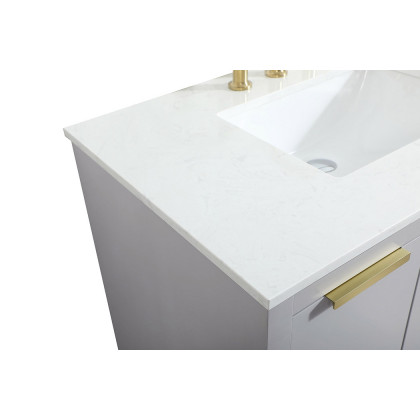 Elegant Bathroom Vanity - Gray (VF19436GR)