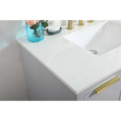 Elegant Bathroom Vanity - Gray (VF19436GR)