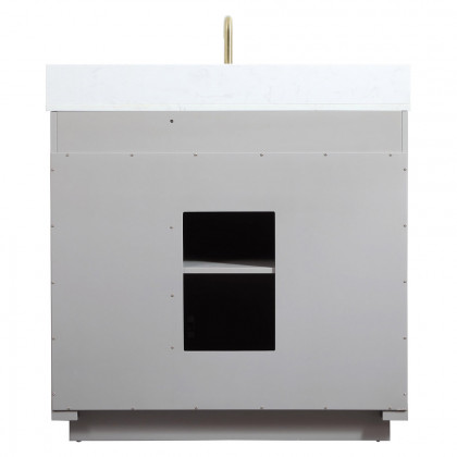 Elegant Bathroom Vanity - Gray (VF19436GR-BS)