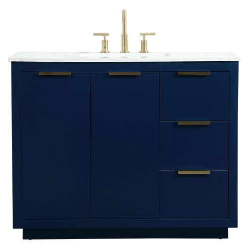Elegant Bathroom Vanity - Blue (VF19442BL)