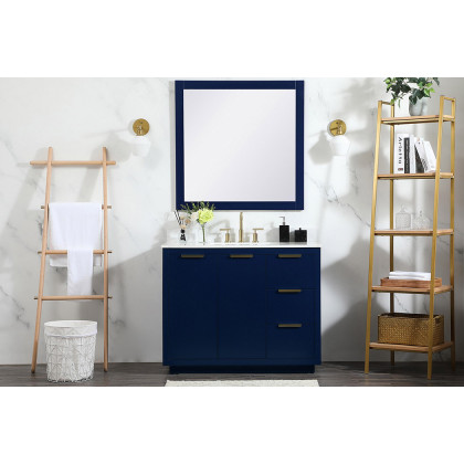 Elegant Bathroom Vanity - Blue (VF19442BL-BS)