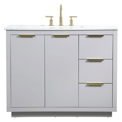 Elegant Bathroom Vanity - Gray (VF19442GR)