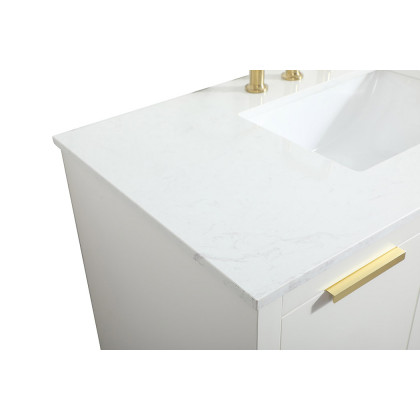 Elegant Bathroom Vanity - White (VF19442WH)