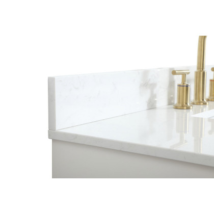 Elegant Bathroom Vanity - White (VF19442WH-BS)