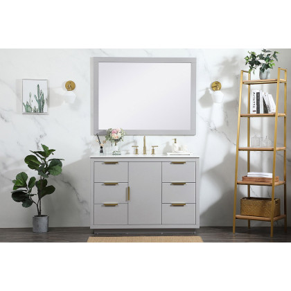 Elegant Bathroom Vanity - Gray (VF19448GR)