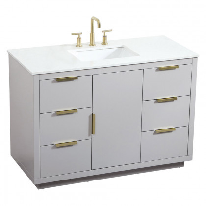 Elegant Bathroom Vanity - Gray (VF19448GR)