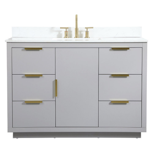 Elegant Bathroom Vanity - Gray (VF19448GR-BS)
