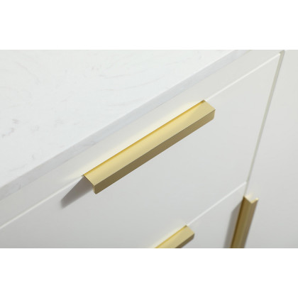 Elegant Bathroom Vanity - White (VF19448WH-BS)