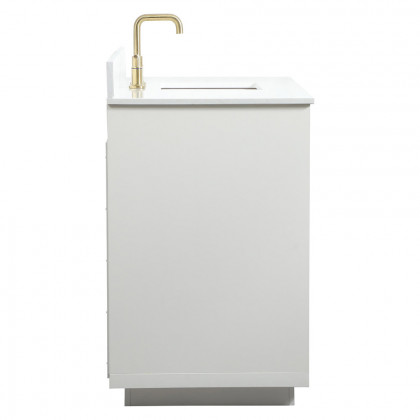 Elegant Bathroom Vanity - White (VF19448WH-BS)