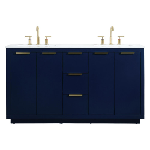 Elegant Bathroom Vanity - Blue (VF19460DBL)