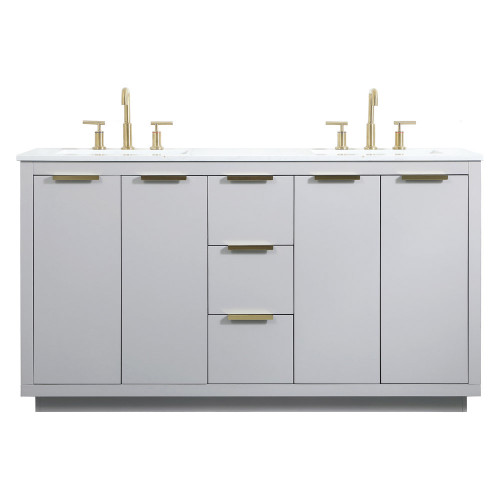 Elegant Bathroom Vanity - Gray (VF19460DGR)