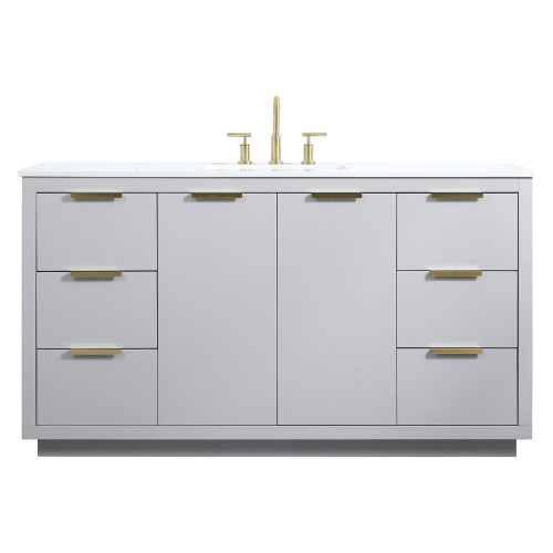 Elegant Bathroom Vanity - Gray (VF19460GR)