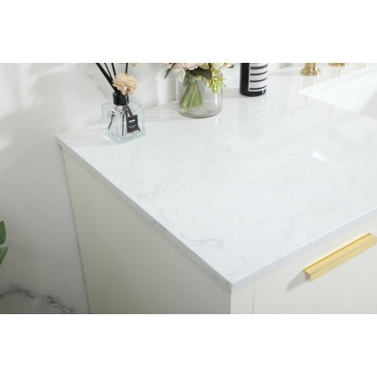 Elegant Bathroom Vanity - White (VF19460WH)
