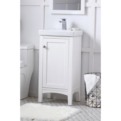 Elegant Bathroom Vanity - White (VF2318WH)