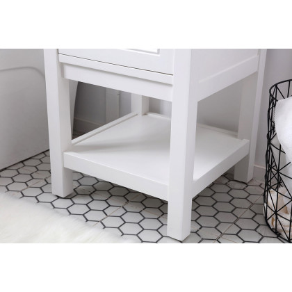 Elegant Bathroom Vanity - White (VF27019WH)