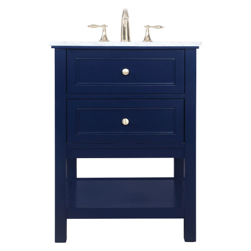 Elegant Bathroom Vanity - Blue (VF27024BL)