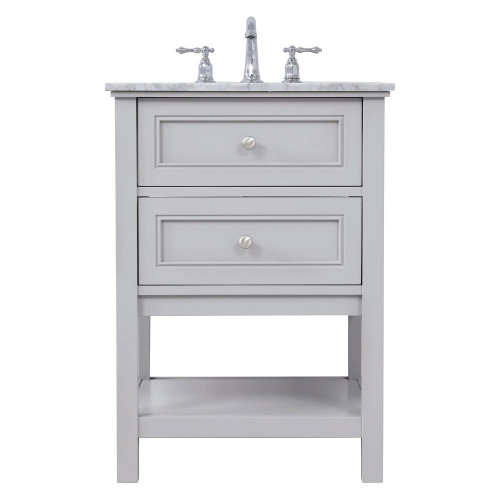 Elegant Bathroom Vanity - Gray (VF27024GR)
