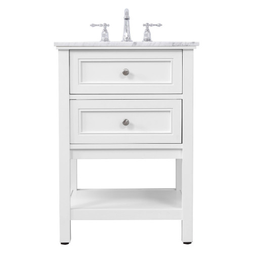 Elegant Bathroom Vanity - White (VF27024WH)