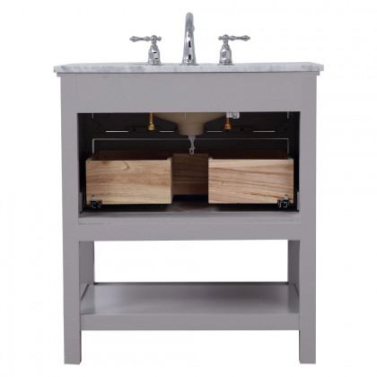 Elegant Bathroom Vanity - Gray, L 30" (VF27030GR)