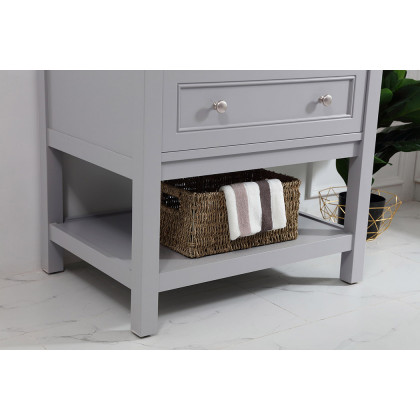 Elegant Bathroom Vanity - Gray, L 30" (VF27030GR)