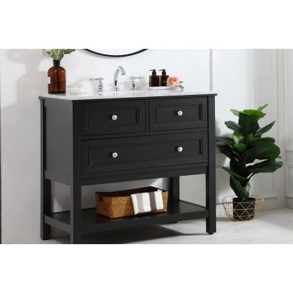 Elegant Bathroom Vanity - Black, L 36" (VF27036BK)