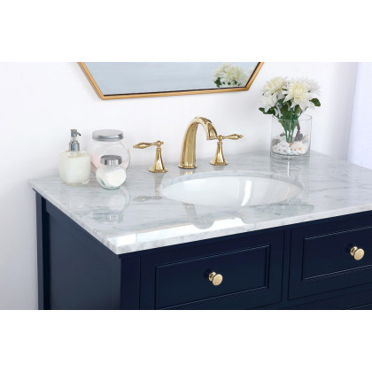 Elegant Bathroom Vanity - Blue, L 36" (VF27036BL)