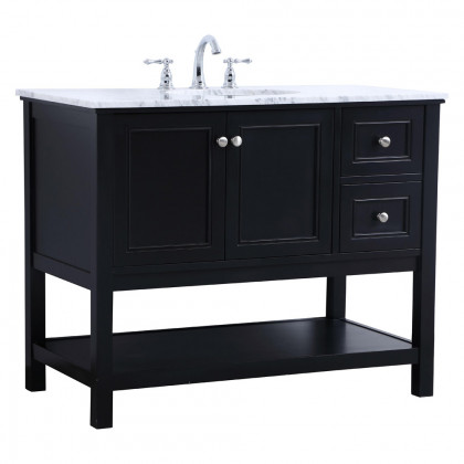 Elegant Bathroom Vanity - Black (VF27042BK)