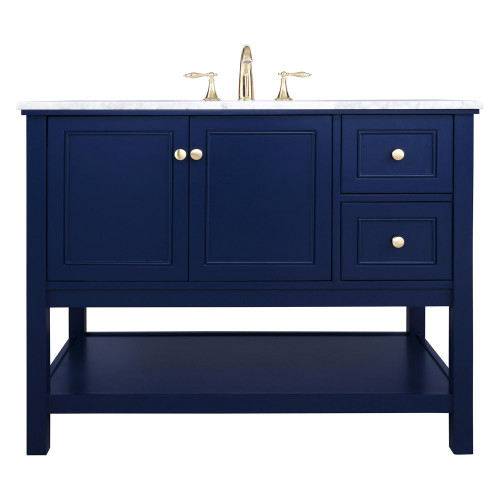 Elegant Bathroom Vanity - Blue (VF27042BL)
