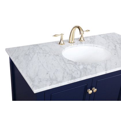 Elegant Bathroom Vanity - Blue (VF27042BL)