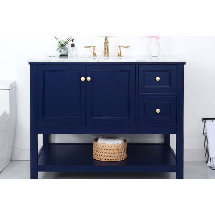 Elegant Bathroom Vanity - Blue (VF27042BL)