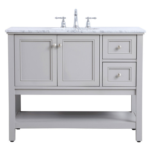 Elegant Bathroom Vanity - Gray (VF27042GR)