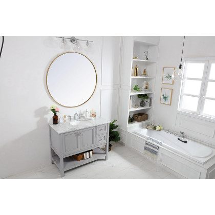 Elegant Bathroom Vanity - Gray (VF27042GR)