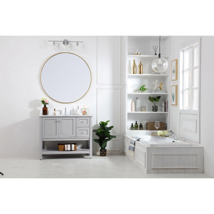 Elegant Bathroom Vanity - Gray (VF27042GR)